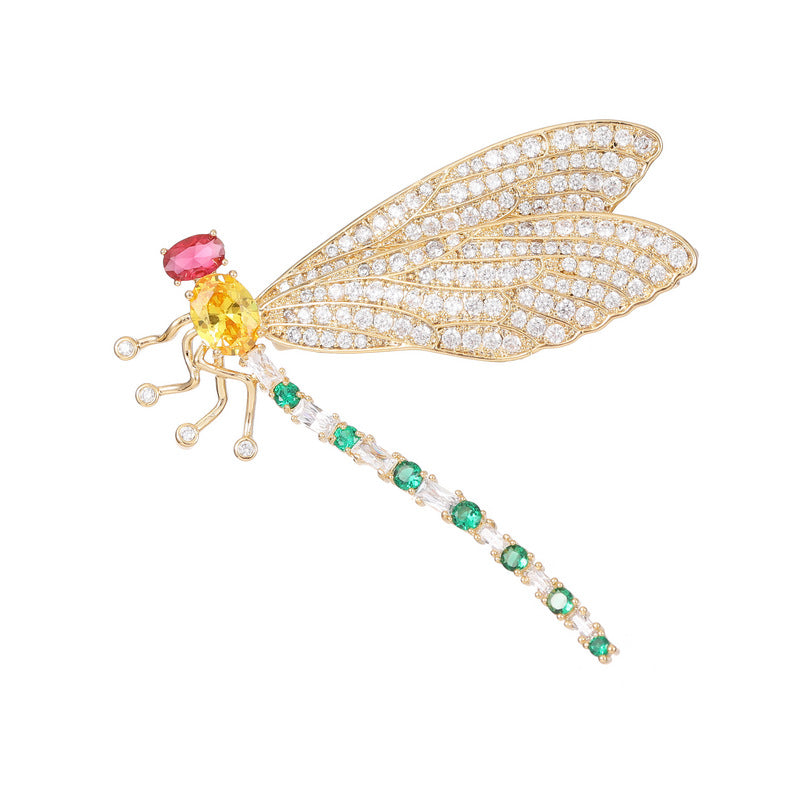 Grace1451 Smart Dragonfly brooch , Multiple ways to wear - Grace1451 Enamel Jewellery