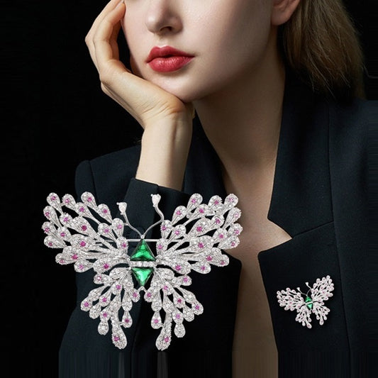 Grace1451 Butterfly Brooch Vanessa Cardui , Multiple ways to wear