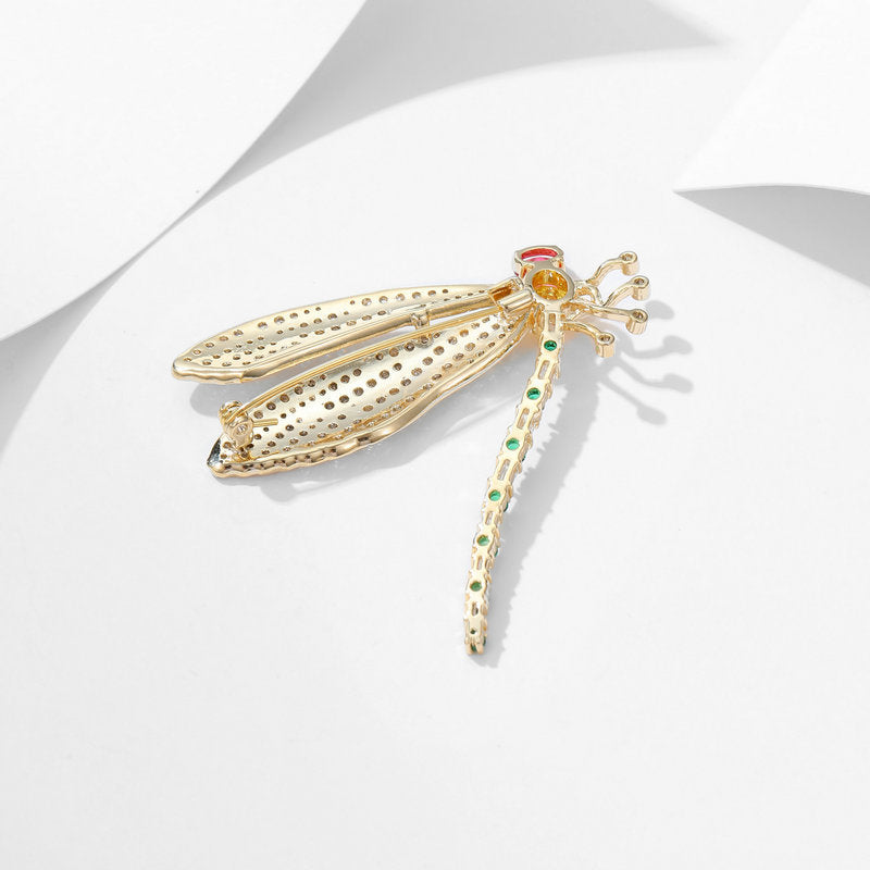 Grace1451 Smart Dragonfly brooch , Multiple ways to wear - Grace1451 Enamel Jewellery