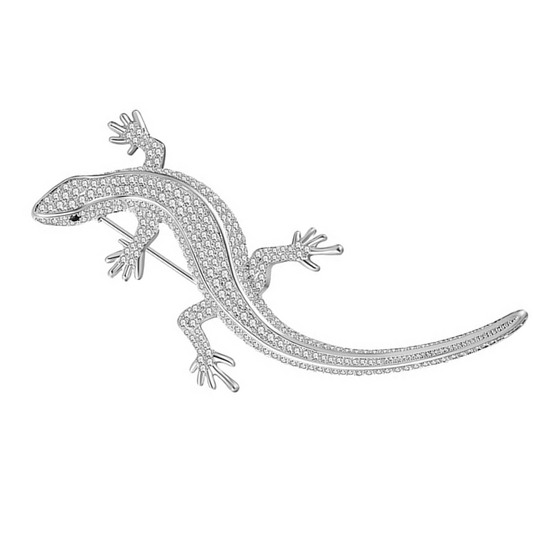 Grace1451 Lizard brooch, Multiple ways to wear - Grace1451 Enamel Jewellery